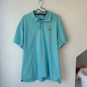 Tori Richard Aqua Blue Polo  XXL